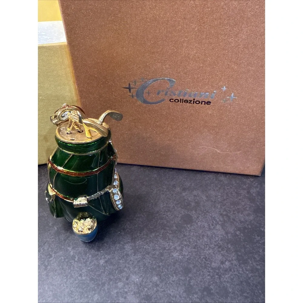 Hinged Golf Bag Trinket-see Pics On One Club.